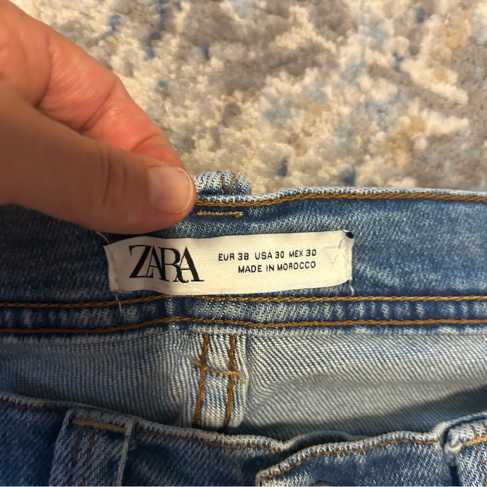 Zara Women’s 30 Denim Blue Jeans - Picture 7 of 8